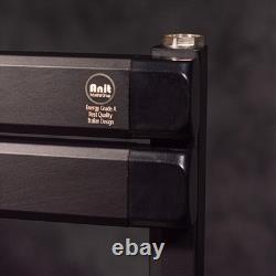 Aluminium Towel rail. Compatible with heat pump. Energy efficient. Black