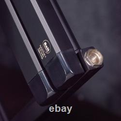 Aluminium Towel rail. Compatible with heat pump. Energy efficient. Black