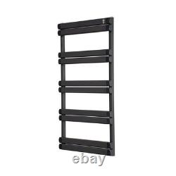 Aluminium Towel rail. Compatible with heat pump. Energy efficient. Black