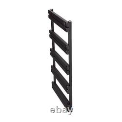 Aluminium Towel rail. Compatible with heat pump. Energy efficient. Black