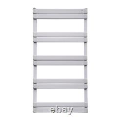 Aluminium Towel rail. Compatible with heat pump. Energy efficient. White