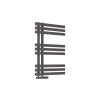 Anthracite Designer Flat Panel Heated Bathroom Towel Rail Radiator 500mm Wide