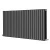 Anthracite Designer Radiator Heated Ladder Towel Rail Flat Panel Oval Column Rad