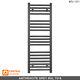 Anthracite Grey Heated Towel Rail Radiator Bathroom All Sizes Fast Delivery Rad