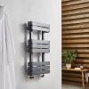 Anthracite Modern Designer Bathroom Towel Rail Radiator 500mm 1200mm 850mm