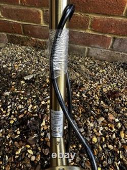 Arezzo Electric Towel and Robe Hanging Bar heated towel rail Brushed Brass