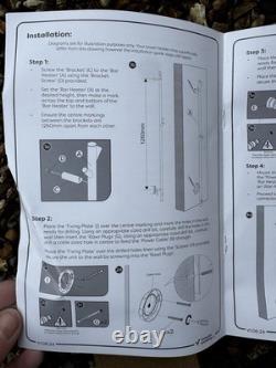 Arezzo Electric Towel and Robe Hanging Bar heated towel rail Brushed Brass