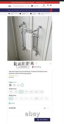 BRAND NEW White Traditional Style Heated Towel Rail