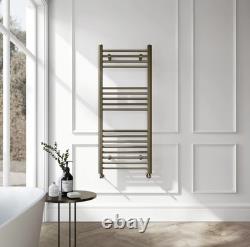 Barcelona Antique Gold Straight Heated Towel Rail 1200x500mm