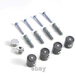 Bathroom Anthracite Flat Panel Towel Rail Designer Radiator Ladder Warmer Heater