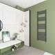 Bathroom Anthracite Straight Heated Towel Rail Radiator Ladder Warmer