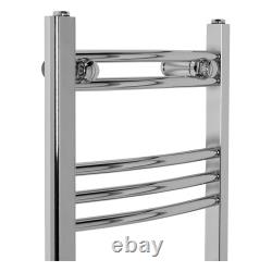 Bathroom Chrome White Straight Curved Heated Towel Rail Radiator Warmer Ladder