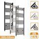 Bathroom Designer Straight Heated Towel Rail Radiator Black Ladder Warmer