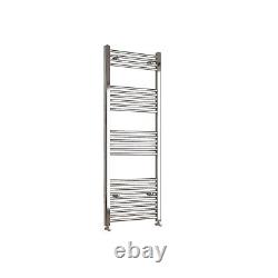 Bathroom Designer Straight Heated Towel Rail Radiator Black Ladder Warmer