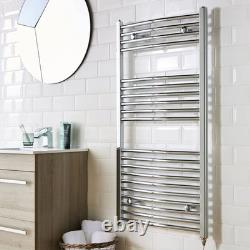 Bathroom Electric Straight Towel Rail Standard on/off 500 x 1200mm 300W