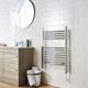 Bathroom Electric Straight Towel Rail Standard On/off 500 X 800mm 150w