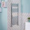 Bathroom Heated Towel Rail Radiator Chrome Straight Ladder Warmer All Sizes