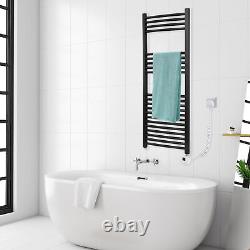 Bathroom Heated Towel Rail Radiator Curved Warmer Heating Rad UK