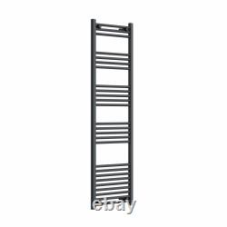 Bathroom Heated Towel Rail Radiator Gold Black Chrome Straight Ladder Heater