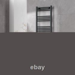 Bathroom Heated Towel Rail Radiator Gold Black Chrome Straight Ladder Heater