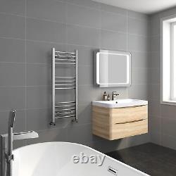 Bathroom Heated Towel Rail Radiator Ladder Straight Chrome 1000 x 400 Warmer Rad