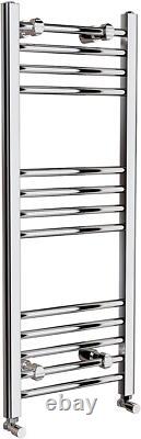Bathroom Heated Towel Rail Radiator Ladder Straight Chrome 1000 x 400 Warmer Rad