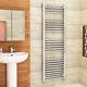 Bathroom Heated Towel Rail Radiator Straight Chrome Ladder Warmer All Sizes