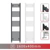 Bathroom Heated Towel Rail Radiator Straight Curved Heating Ladder Warmer Modern