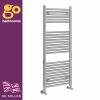 Bathroom Heated Towel Rail Radiator Straight Ladder Heating Chrome Rad 9 Sizes