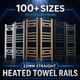 Bathroom Heated Towel Rail Radiator Straight Ladder Warm Towel Heating All Sizes