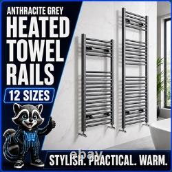Bathroom Heated Towel Rail Radiator Straight Ladder Warm Towel Heating All Sizes