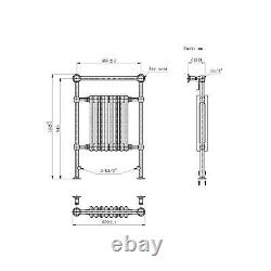 Bathroom Heated Towel Rail Radiator Traditional Vintage 8 Column Warmer Rad