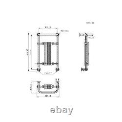 Bathroom Heated Towel Rail Radiator Traditional Vintage 8 Column Warmer Rad