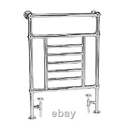 Bathroom Heated Towel Rail Traditional Column Radiator 963x673 Chrome