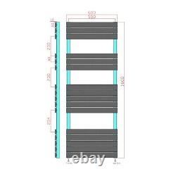 Bathroom Heated Towel Rails Radiator Straight and Curved Heating Ladder Warmer