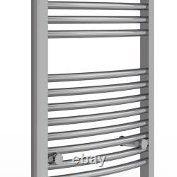 Bathroom Prefilled Curved Electric Heated Towel Rail Radiator Heating Ladder