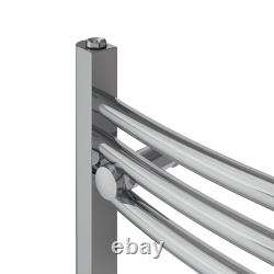 Bathroom Prefilled Curved Electric Heated Towel Rail Radiator Heating Ladder