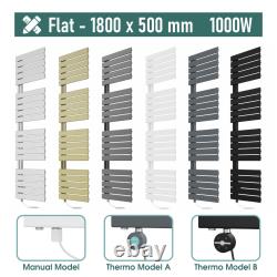 Bathroom Prefilled Thermostatic Electric Warmer Designed Towel Rail Radiator