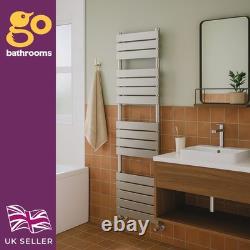 Bathroom Radiator Brushed Nickel Modern Flat Panel Heated Towel Rail 1600x500mm Bathroom Radiator Brushed Nickel Modern Flat Panel Heated Towel Rail 1600x500mm
