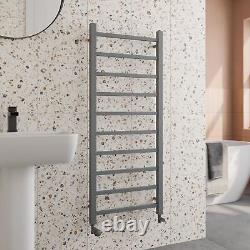 Bathroom Square Bar Heated Towel Rail Radiator Rads Ladder Anthracite