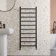 Bathroom Square Bar Heated Towel Rail Radiator Rads Ladder Matt Black