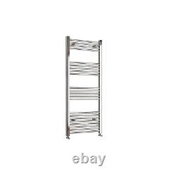 Bathroom Straight Curved Heated Towel Rail Radiator Chrome Black Ladder Warmer