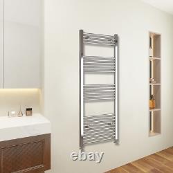 Bathroom Straight Curved Heated Towel Rail Radiator Chrome Ladder Warmer