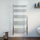 Bathroom Straight Curved Heated Towel Rail Radiator Rad Ladder Chrome All Sizes