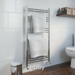 Bathroom Straight Curved Heated Towel Rail Radiator Rad Ladder Chrome All Sizes