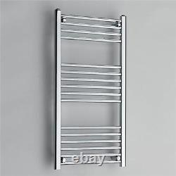 Bathroom Straight Heated Radiator Chrome Towel Rail Tube