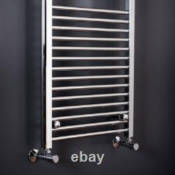 Bathroom Straight Heated Towel Radiator Ladder Rail Rad 1100 x 500 Chrome Warmer