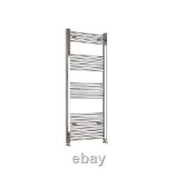 Bathroom Straight Heated Towel Rail Radiator Chrome Black Ladder Warmer