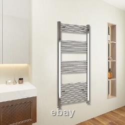 Bathroom Straight Heated Towel Rail Radiator Chrome Ladder Warmer