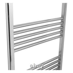 Bathroom Straight Heated Towel Rail Radiator Ladder Warmer Chrome All sizes